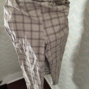 LuLaRoe Women's Black and White Checkered Pants